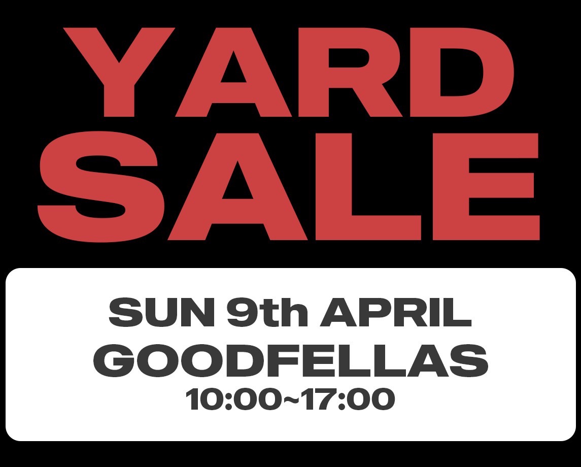YARD SALE準備